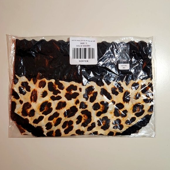 ❤️NWT VINTAGE TORRID ANIMAL PRINT HIPSTER LACE TRIM LATTICE BACK PANTY - Picture 9 of 12